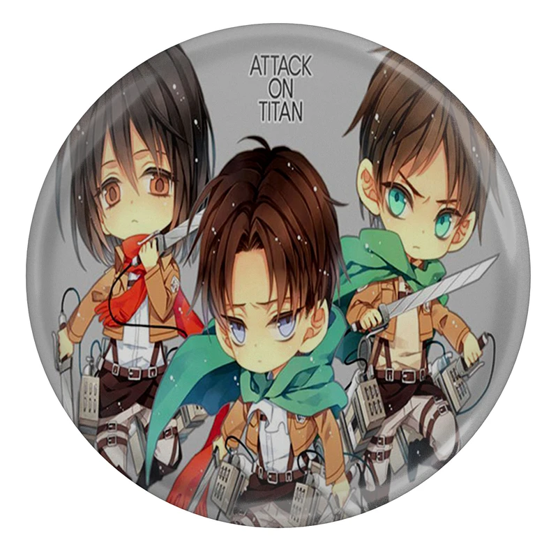 پیکسل طرح انیمه مانگایی حمله به تایتان یگر آکرمن مدل S14008