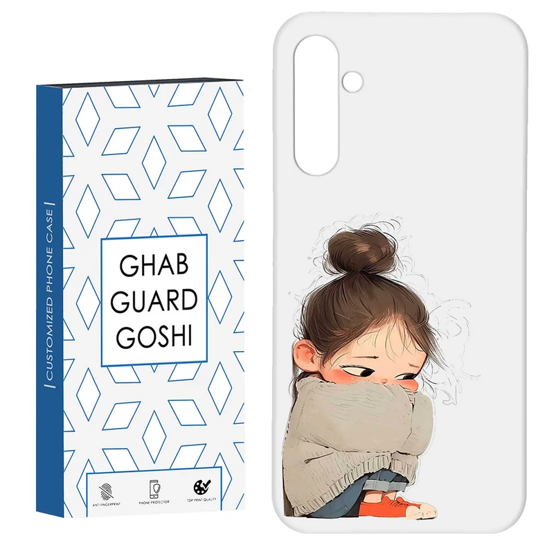 کاور قاب گارد گوشی طرح دختر ملوس کد Dimo-966 مناسب برای گوشی موبایل سامسونگ Galaxy S23 Fe
