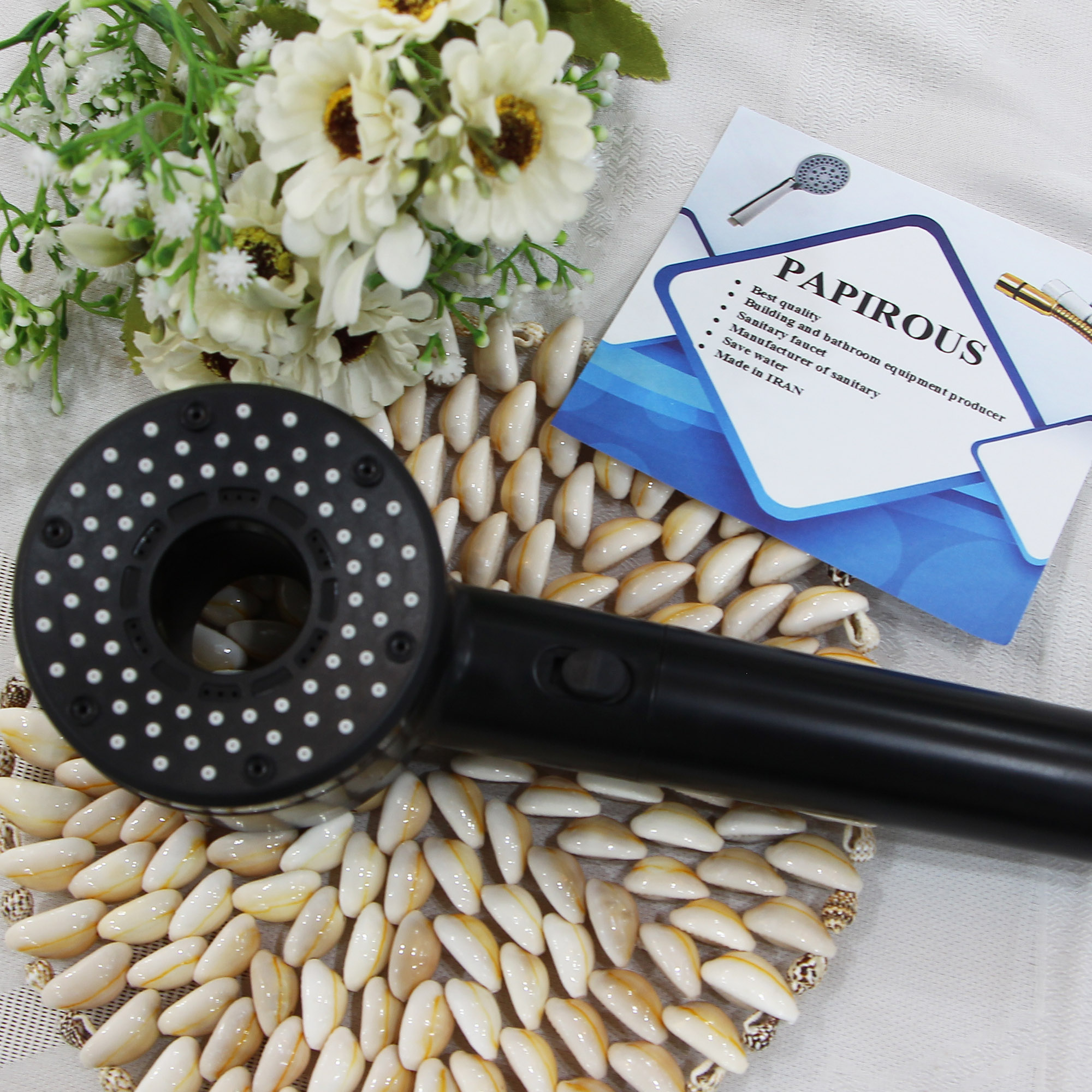 سردوش حمام پاپیروس مدل چندحالته دیه گو سردوش حمام پاپیروس مدل چندحالته دیه گو