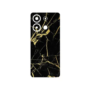 MAHOOT Graphite_Gold_Marble Cover Sticker for Xiaomi Redmi Note 13 4G