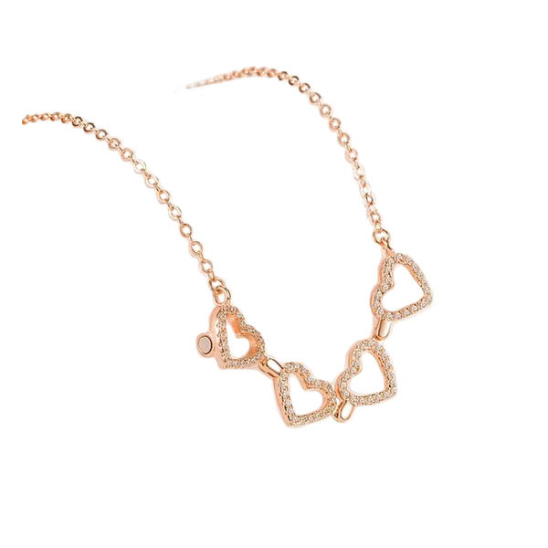 گردنبند دخترانه مدل قلب طرح بازشو گردنبند دخترانه مدل قلب طرح بازشو