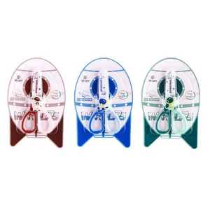 قیچی غلاف دار طرح فضانورد کد 251 بسته 3 عددی