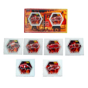 تمبر یادگاری مدل آتش نشانی کد bc-2069 مجموعه 8 عددی