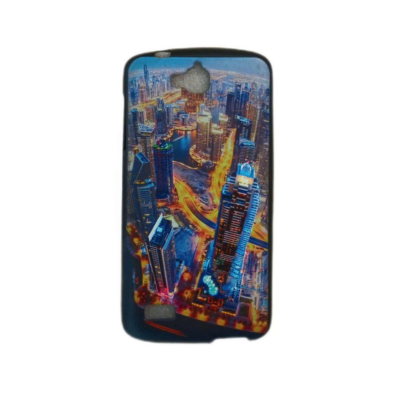 کاور مدل 12364/07 طرح شهر شب مناسب برای گوشی موبایل هونور honor 3c