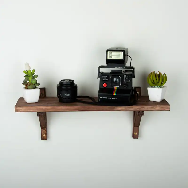 شلف دیواری سنجاب وود مدل تمام چوب