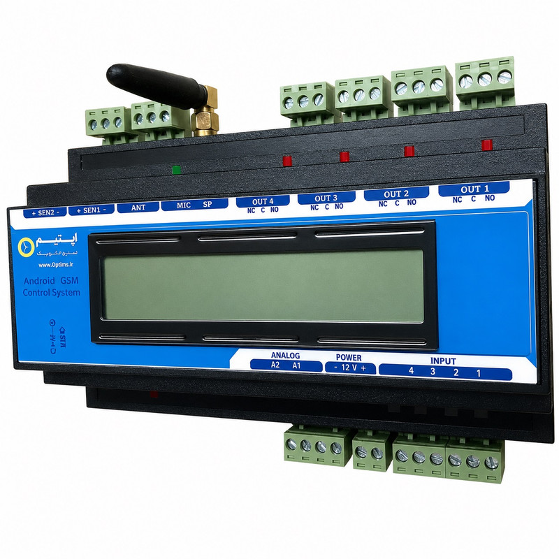  دستگاه کنترل پیامکی شارژی با هشدار دهنده قطع برق اپتیم مدل DB160LB 