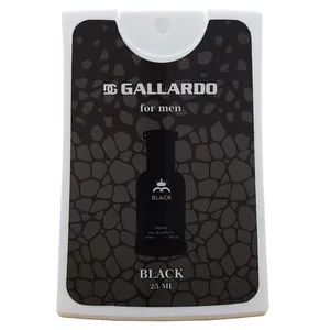 عطر جیبی مردانه گالاردو مدل BLACK حجم 25 میلی لیتر