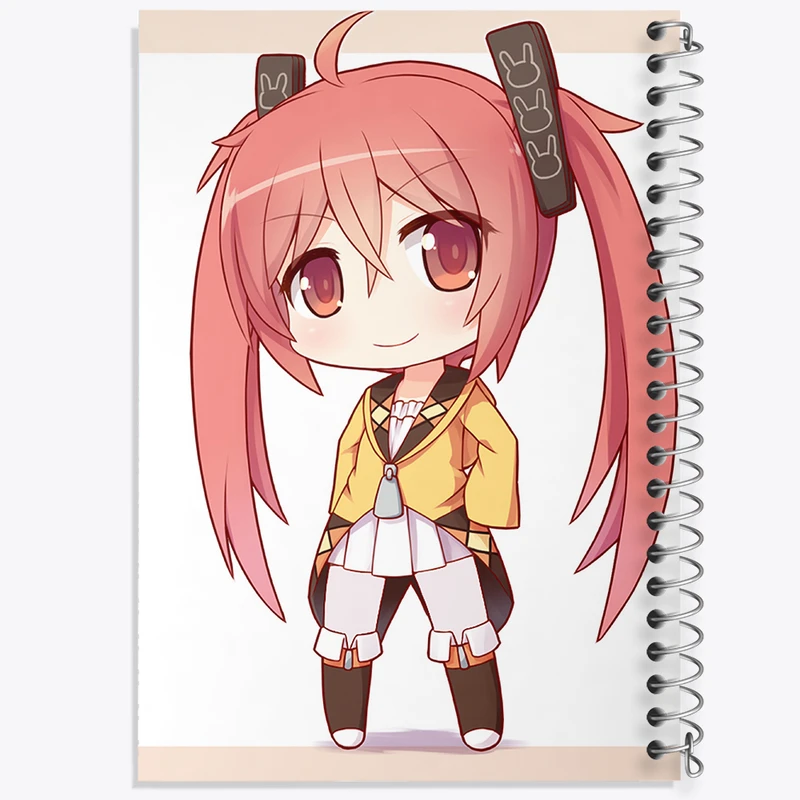 دفتر نقاشی 50 برگ خندالو طرح انجو و هانزاکی انیمه گلوله سیاه کد 35841