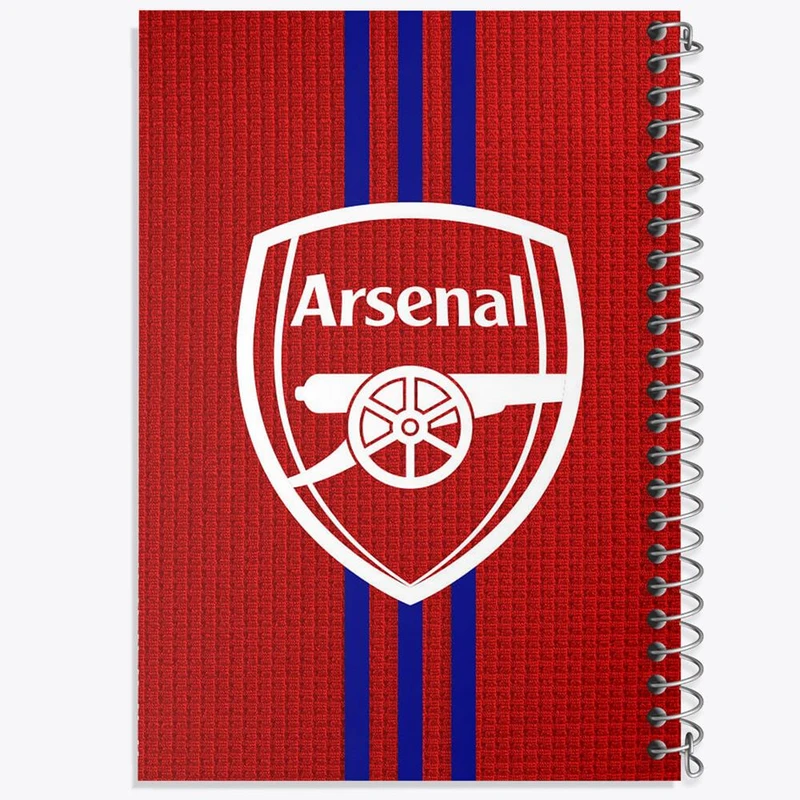 دفتر ژورنال نویسی 50 برگ خندالو مدل نقطه ای طرح باشگاه آرسنال کد 27203