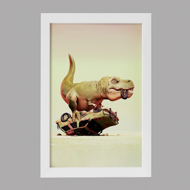 تابلو خندالو مدل دایناسور کد F965