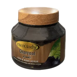 اسکراب لایه بردار پوست مکس لیدی مدل Charcoal حجم 300 میلی لیتر