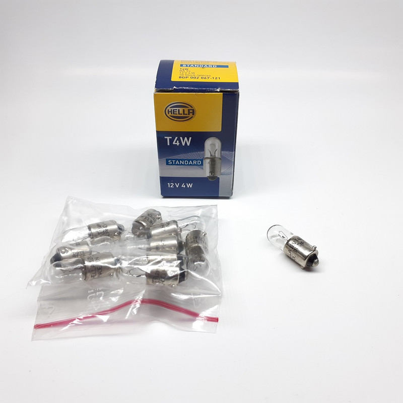 لامپ خودرو هلا مدل T4W بسته 10 عددی