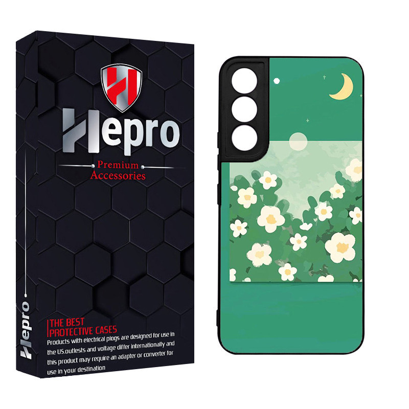 کاور هپرو طرح گل کد TPU-028 مناسب برای گوشی موبایل سامسونگ Galaxy S22 PLUS