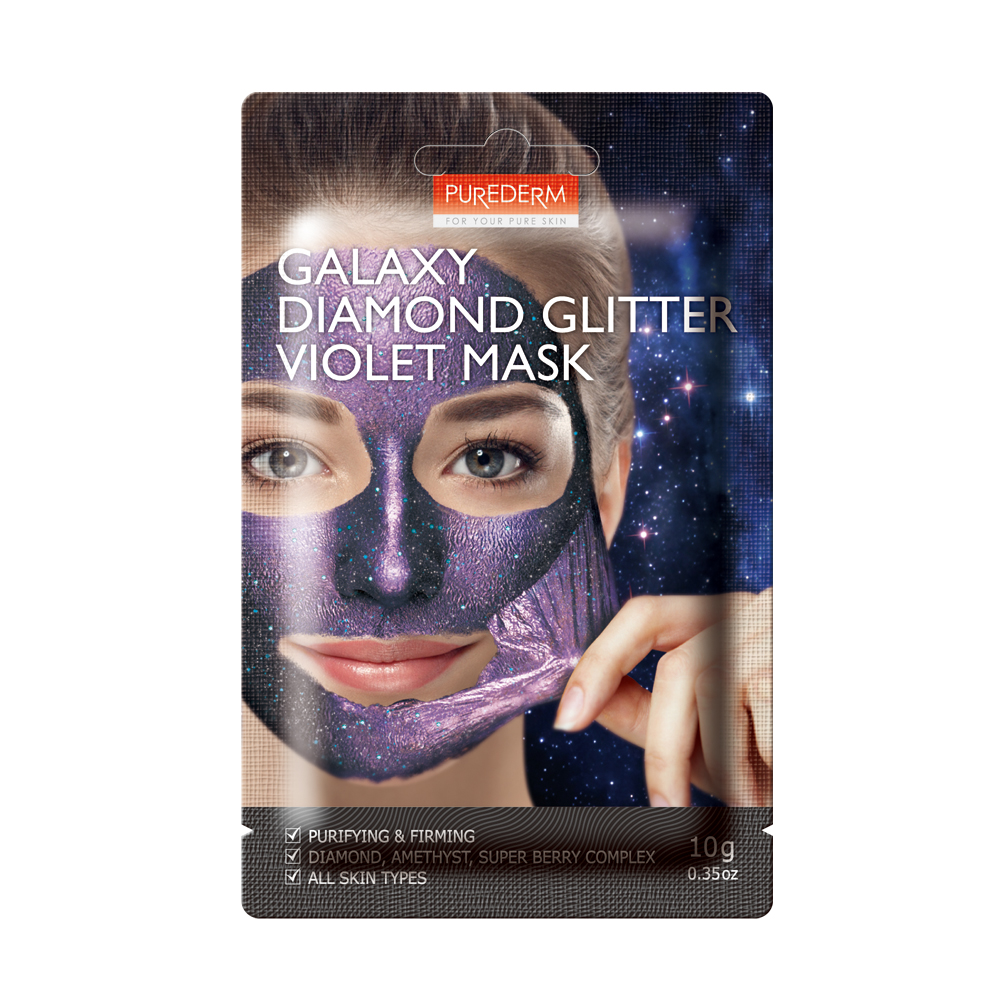 ماسک صورت پیوردرم سری Galaxy مدل Violet وزن 10 گرم