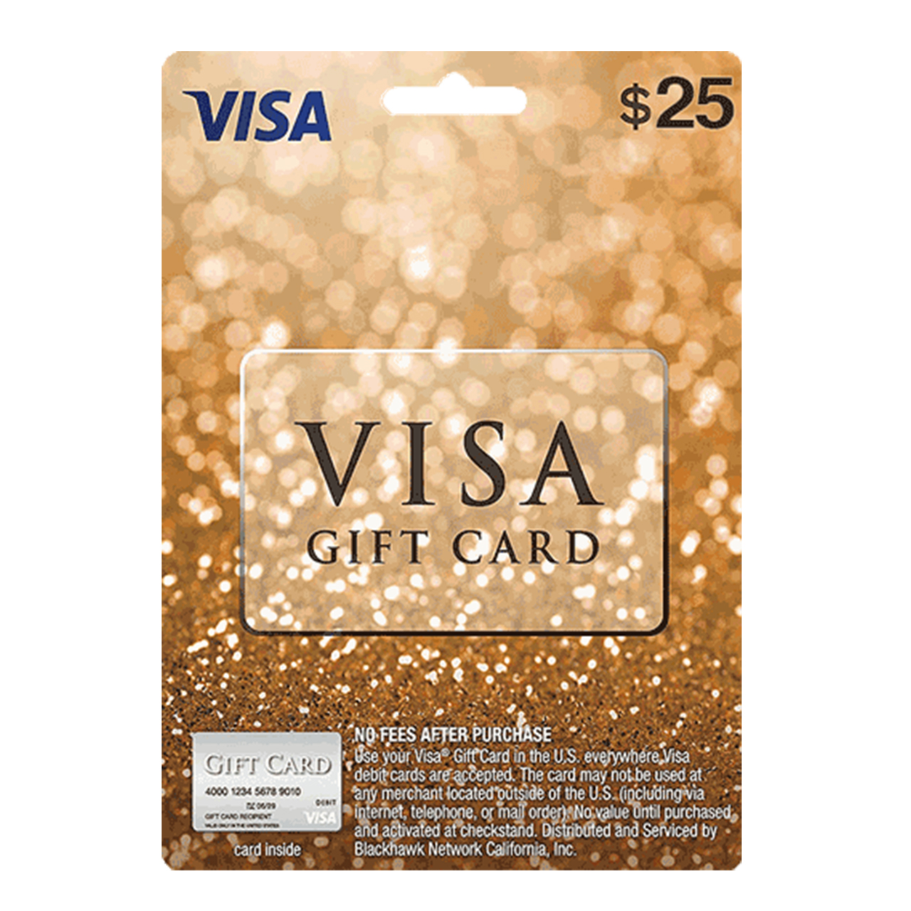 گیفت کارت 25 دلاری ویزا کانادا کد CA025