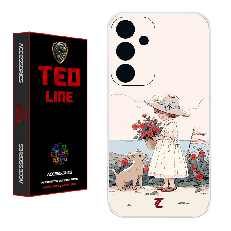 کاور تدلاین طرح دختر کد 1208 مناسب برای گوشی موبایل سامسونگ Galaxy A56 / A36