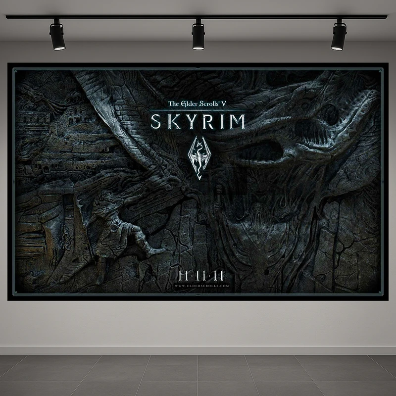 تابلو بوم طرح مخمل گیم elder scrolls v کد AR3060066