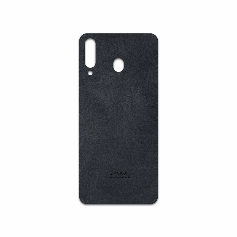 برچسب پوششی ماهوت مدل Graphite Buffalo Leather مناسب برای گوشی موبایل سامسونگ Galaxy M30