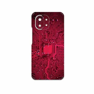MAHOOT Red-Printed-Circuit-Board Cover Sticker for Xiaomi Mi 11 5G