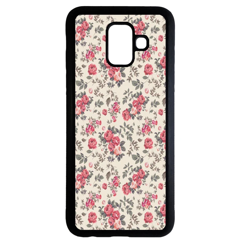 کاور طرح گلدار کد 9546 مناسب برای گوشی موبایل سامسونگ galaxy j6 2018