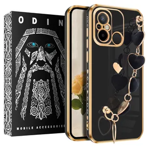 Velvet Heart Odin cover suitable for Xiaomi Redmi 12C / 11A / Poco C55 mobile phone with pendant