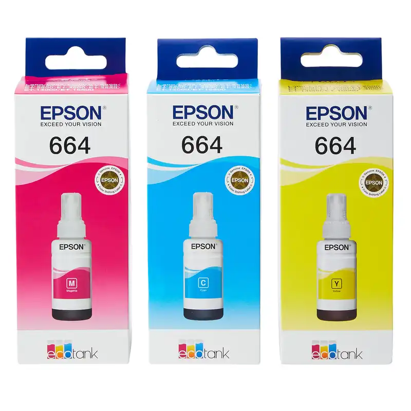 جوهر اپسون کد 664 مجموعه 3 عددی