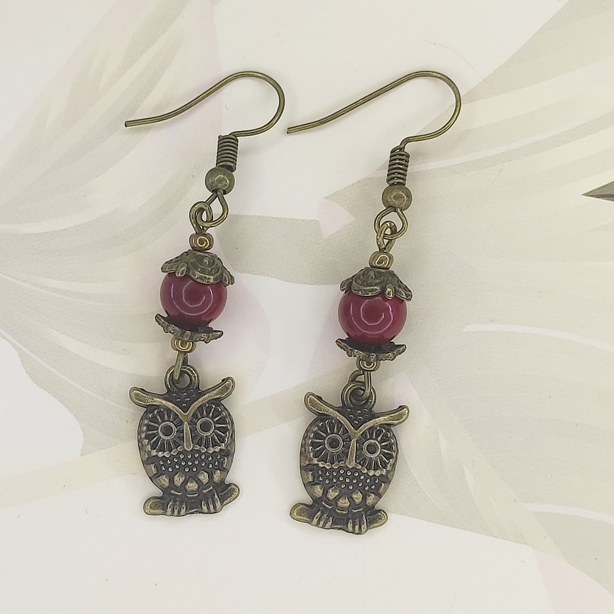 گوشواره دخترانه طرح جغد کد 48 گوشواره دخترانه طرح جغد کد 48