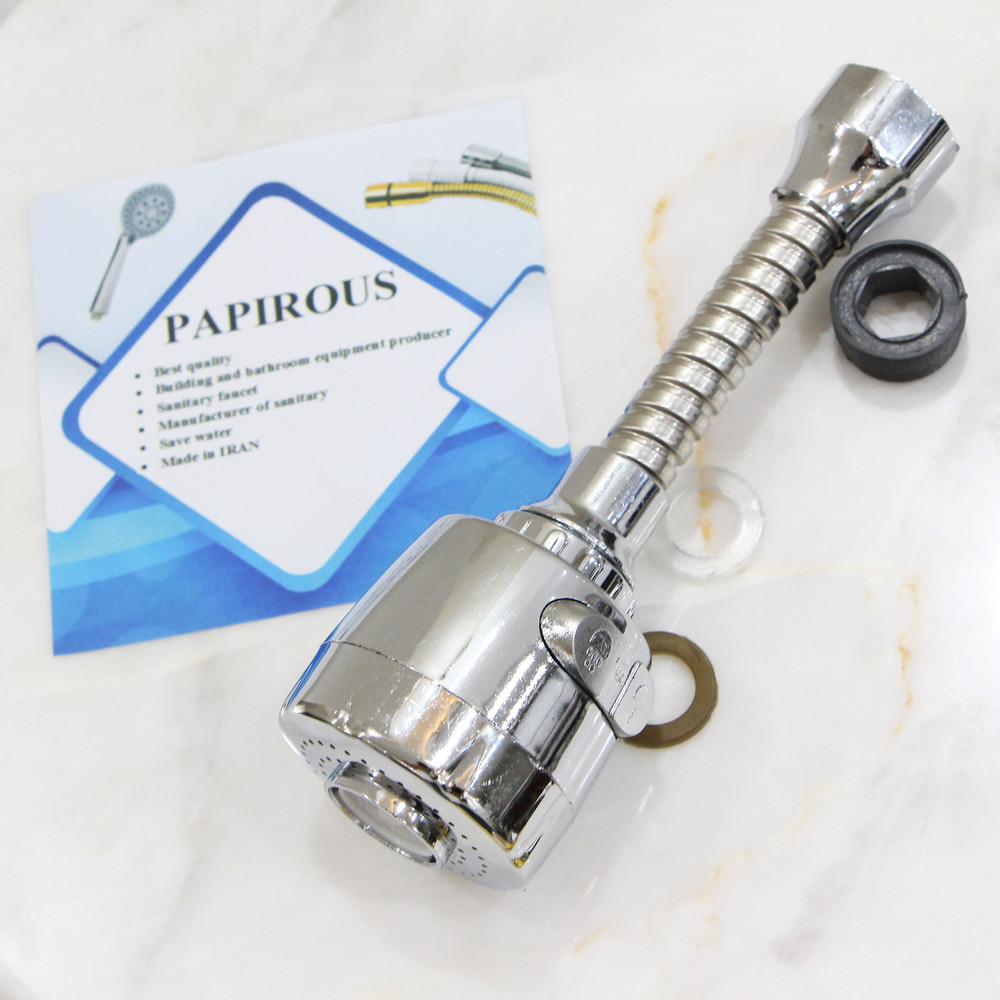 سری شیر آب پاپیروس مدل کاهنده مصرف آب قهرمان