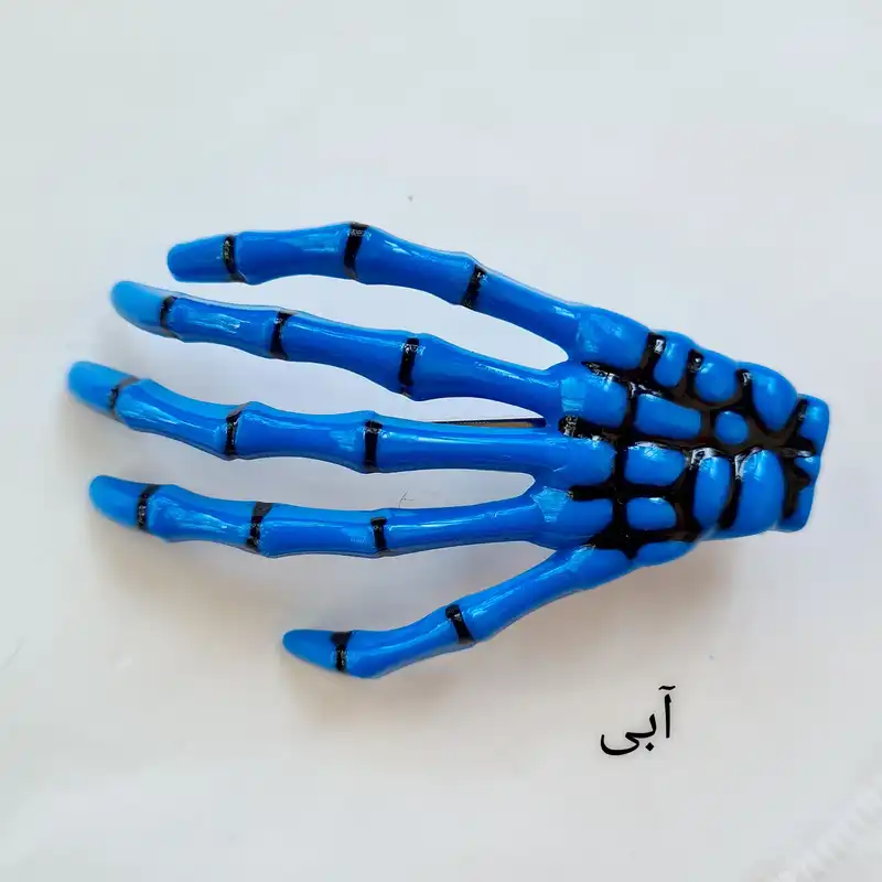 گیره مو زنانه مدل دست اسکلتی کد 609
