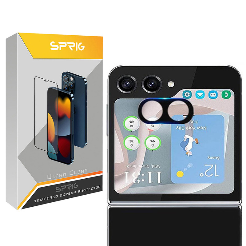محافظ لنز دوربین اسپریگ مدل 3D-SP مناسب برای گوشی موبایل سامسونگ Galaxy Z Flip 5
