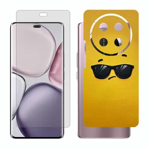 Glass Together model transparent screen protector suitable for Honor X9c mobile phone with back cover sticker