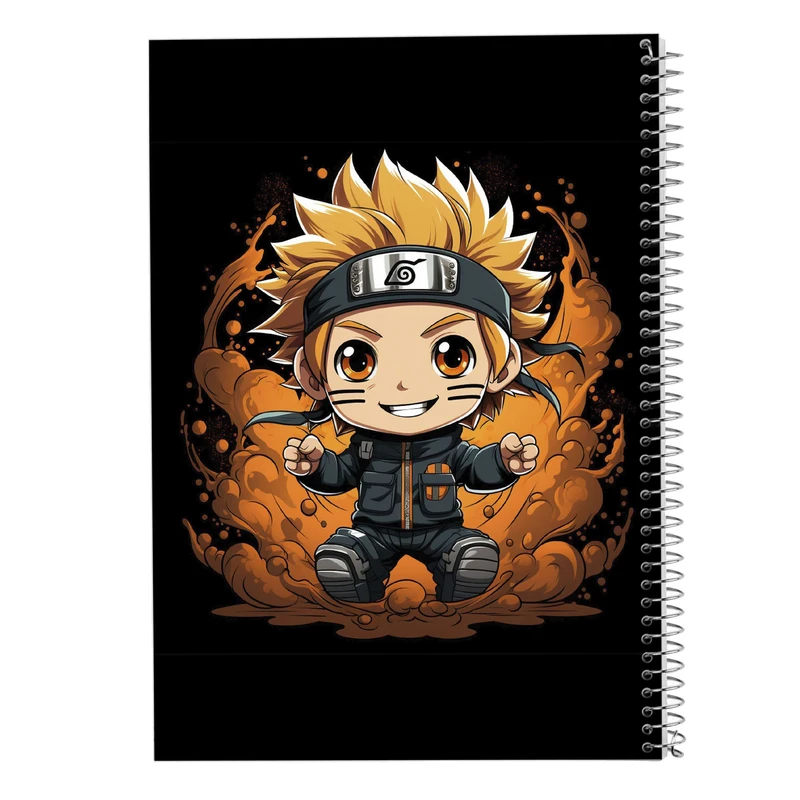 دفتر ژورنال نویسی 50 برگ مدوپد مدل نقطه ای طرح Naroto کد DF11103
