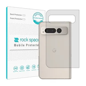  Rockspace HyGEL model Transparent phone back protector suitable for Google Pixel fold mobile phone