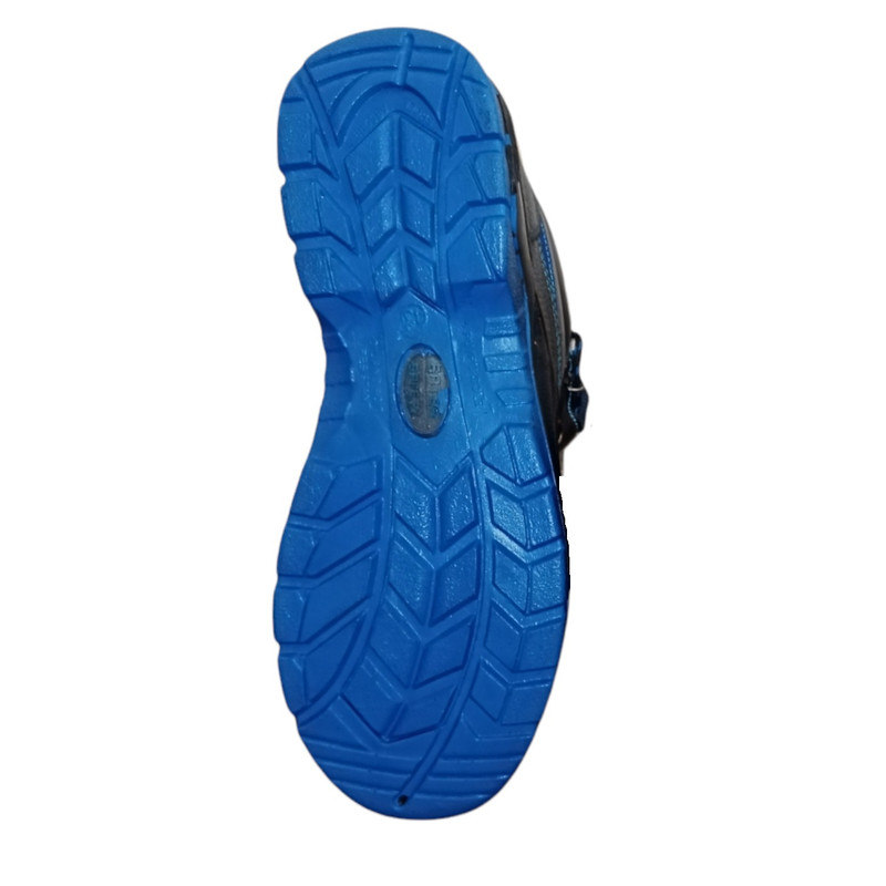 پوتین ایمنی مدل چرمی کف رنگی کد 08