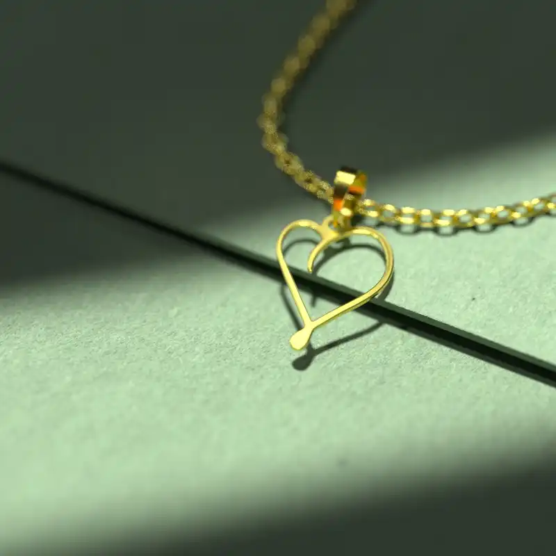 گردنبند طلا 18 عیار زنانه مدوپد مدل اشک کد CA10827