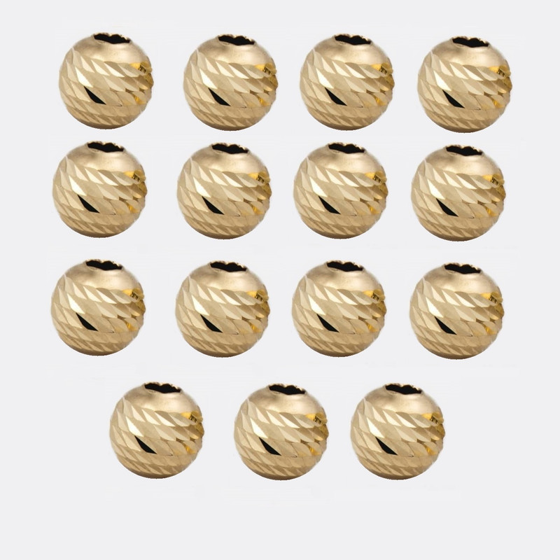 شمش طلا 18 عیار گالری طلای نجفپور مدل  گوی 0.600 بسته پانزده عددی