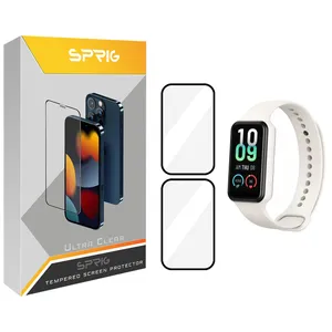 محافظ صفحه نمایش نانو اسپریگ مدل SPG مناسب برای ساعت هوشمند امیزفیت Band 7 بسته دو عددی
