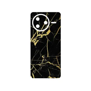 MAHOOT Graphite_Gold_Marble Cover Sticker for Xiaomi Poco F7 Pro