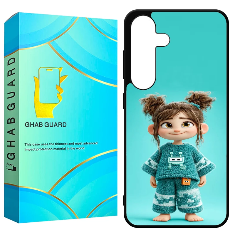 کاور قاب گارد طرح دختر مدل GCHPS23F مناسب برای گوشی موبایل سامسونگ Galaxy S23 FE
