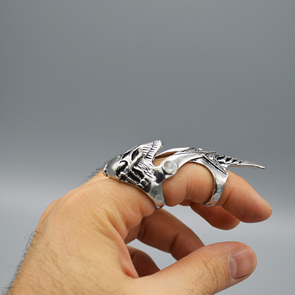 انگشتر مدل مفصلی Skull کد Ti3 انگشتر مدل مفصلی Skull کد Ti3