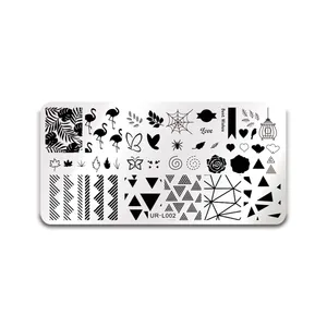 شابلون طراحی ناخن مدل UR L002