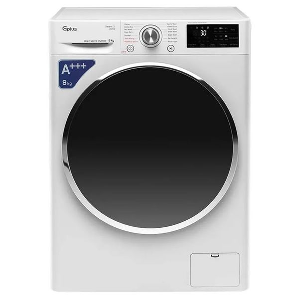 ماشین لباسشویی 8 کیلوگرم اتوماتیک جی پلاس مدل GWM-R88W.KTL