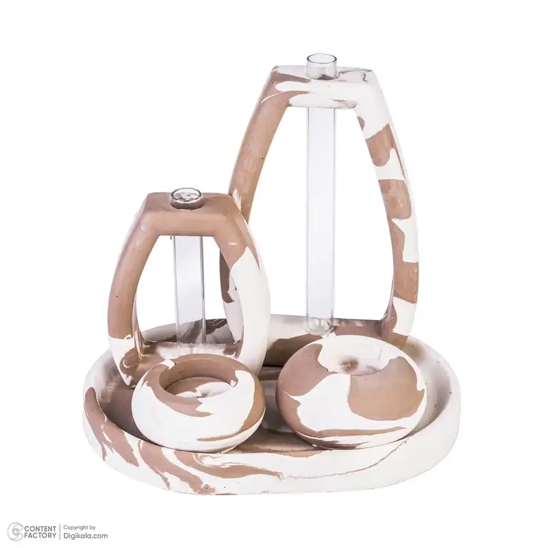 دکوری 5 تکه جاعودی بتنی مدل 021