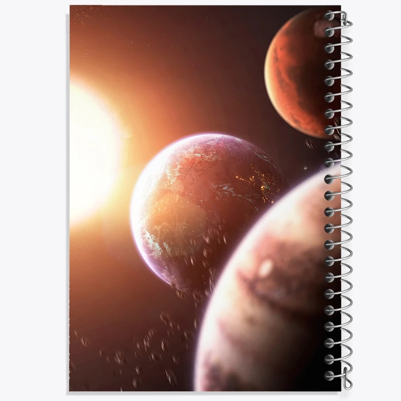 دفتر نت موسیقی 50 برگ خندالو مدل کهکشان کد F1835