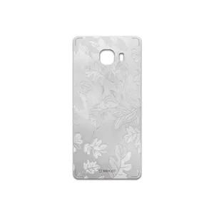 MAHOOT Silver-Wildflower Cover Sticker for Samsung Galaxy C5
