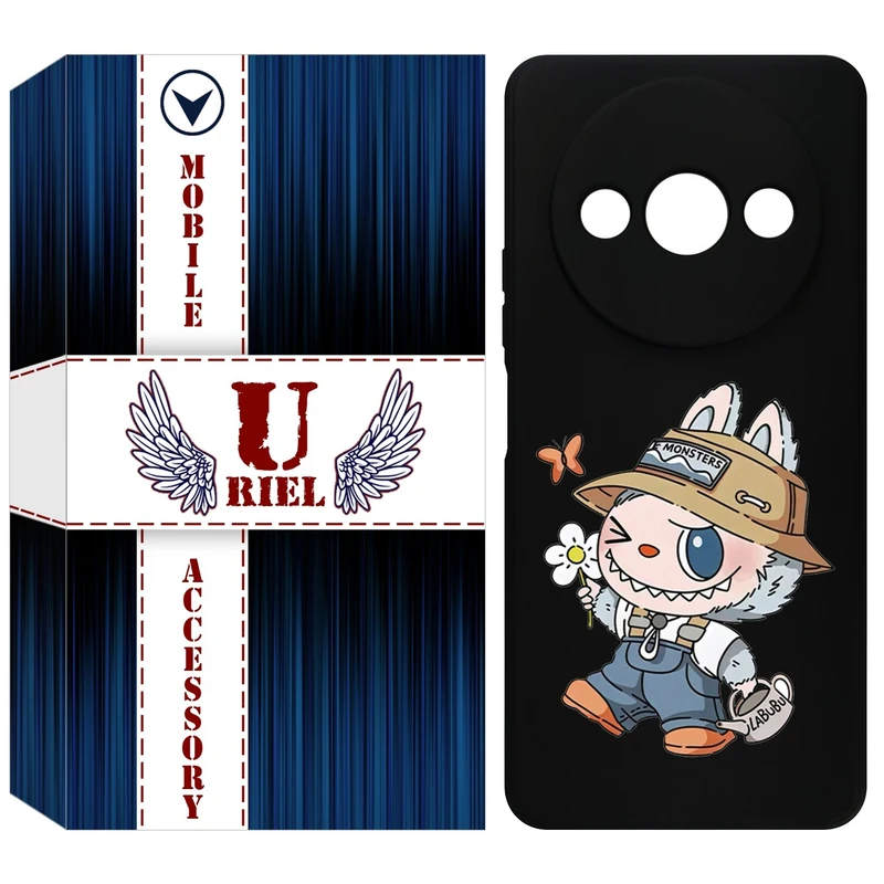 کاور یوریل مدل KSH کد 111 طرح عروسک لبوبو مناسب برای گوشی موبایل شیائومی Redmi A3 / A3x