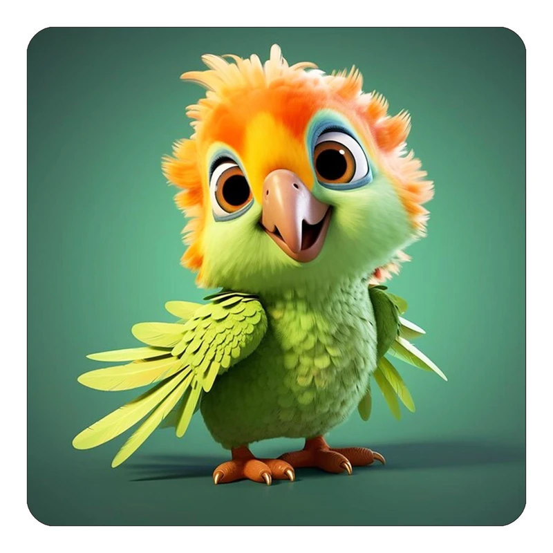 مگنت کاکتی طرح حیوانات کارتونی مدل mp27984