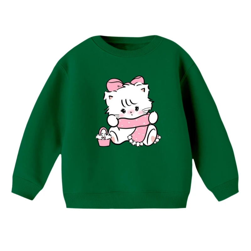 سویشرت بچگانه مدل گربه شال پوش 
