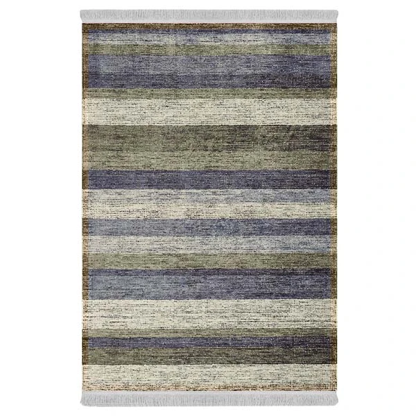 فرش پارچه‌ای دفه مدل فرشینه طرح مدرن کد 694