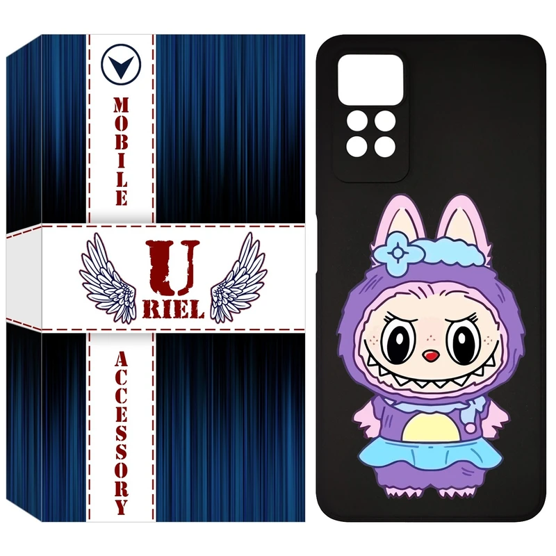 کاور یوریل قاب مدل KSH کد 141 طرح عروسک لبوبو مناسب برای گوشی موبایل شیائومی Redmi Note 12 Pro 4G